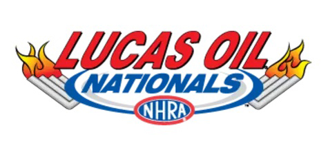 43rd annual Lucas Oil NHRA Nationals logo